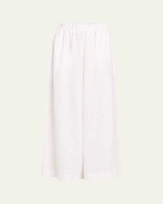 Ultra Wide-Leg Linen Trousers