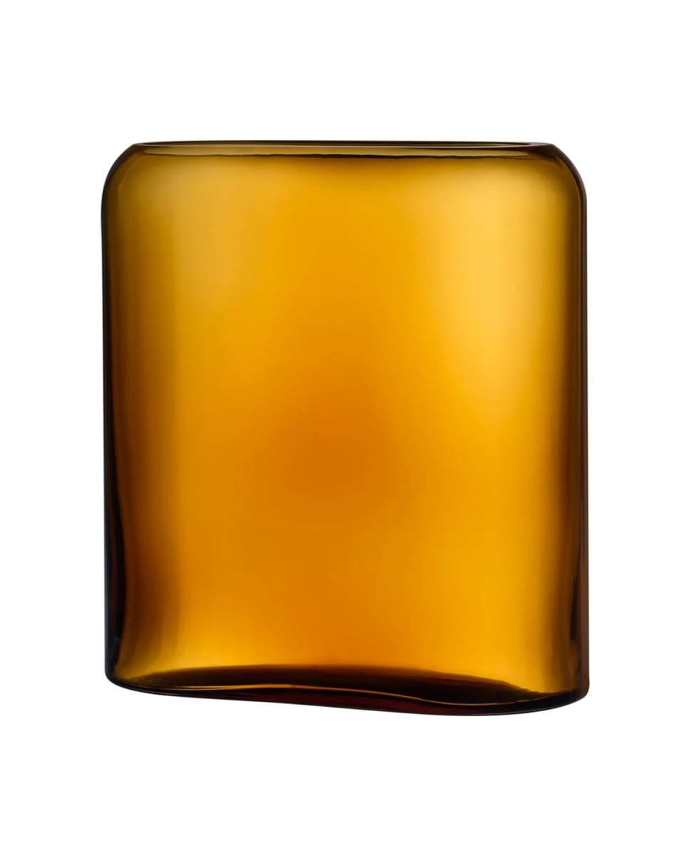 Layers Medium Vase, Amber