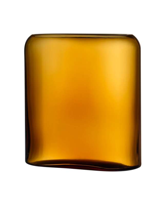 Layers Medium Vase, Amber