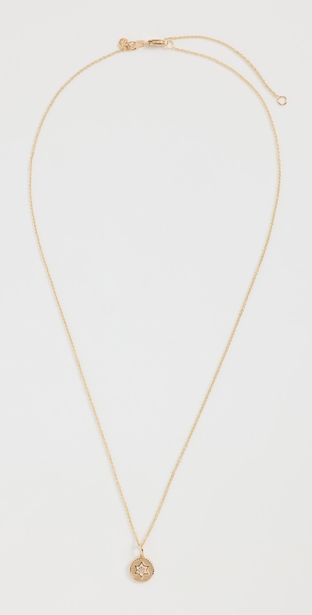 Sydney Evan 14k Baby Star of David Charm Necklace Gold