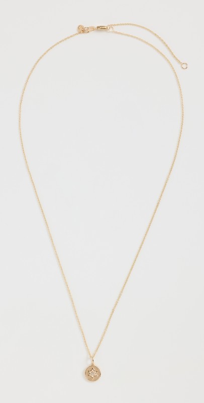 Sydney Evan 14k Baby Star of David Charm Necklace Gold