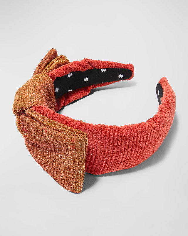 Corduroy Holly Headband