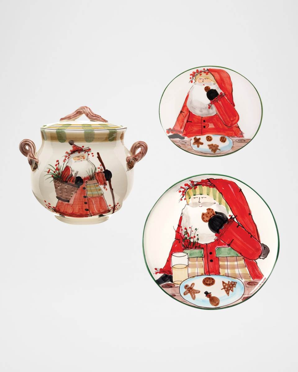 Old St. Nick Cookies for Santa Set