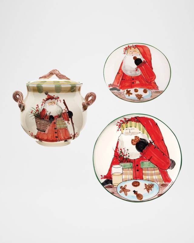 Old St. Nick Cookies for Santa Set