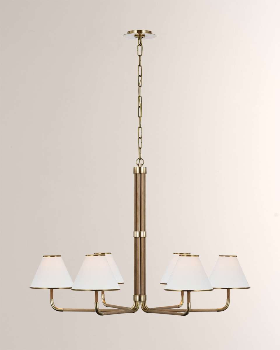 Rigby XL 6-Light Chandelier by Marie Flanigan - 38"