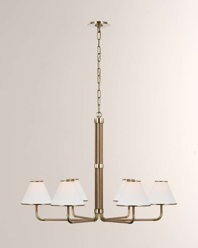 Rigby XL 6-Light Chandelier by Marie Flanigan - 38"
