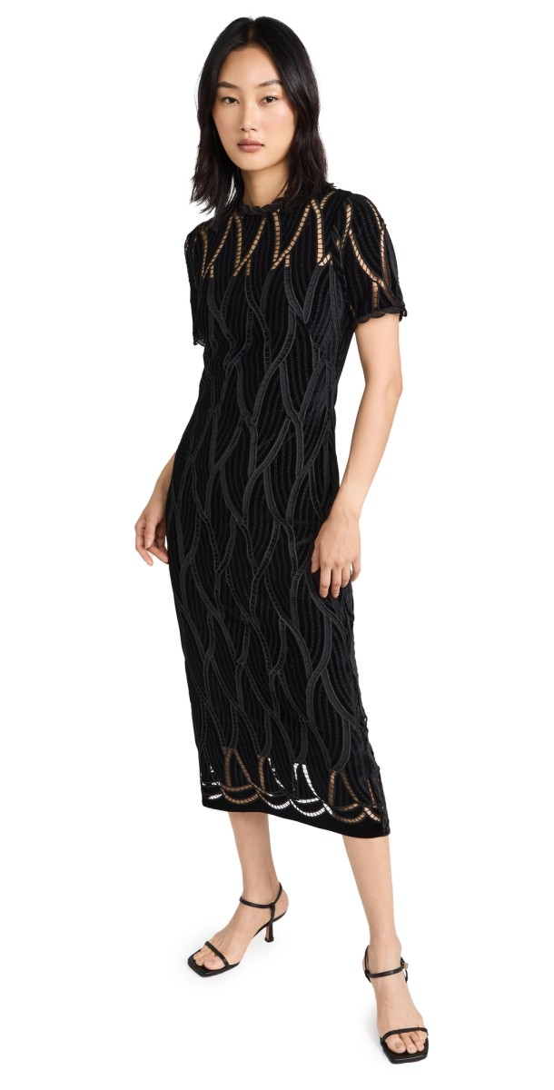 Shoshanna Kiriya Dress Jet