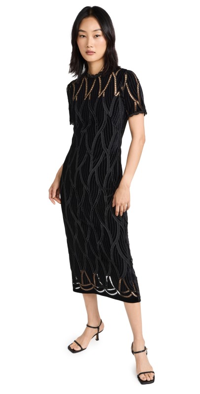 Shoshanna Kiriya Dress Jet