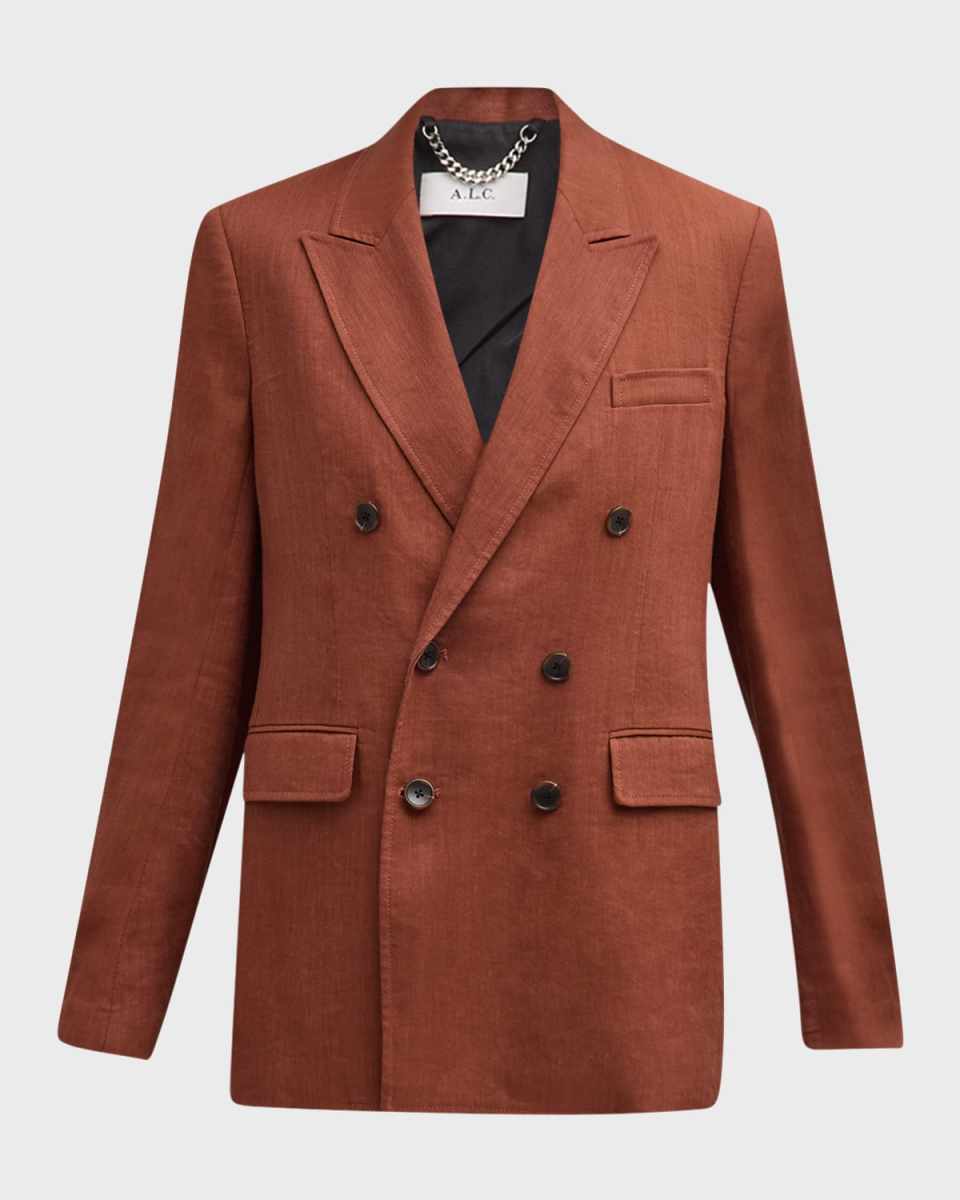Declan Linen-Blend Jacket