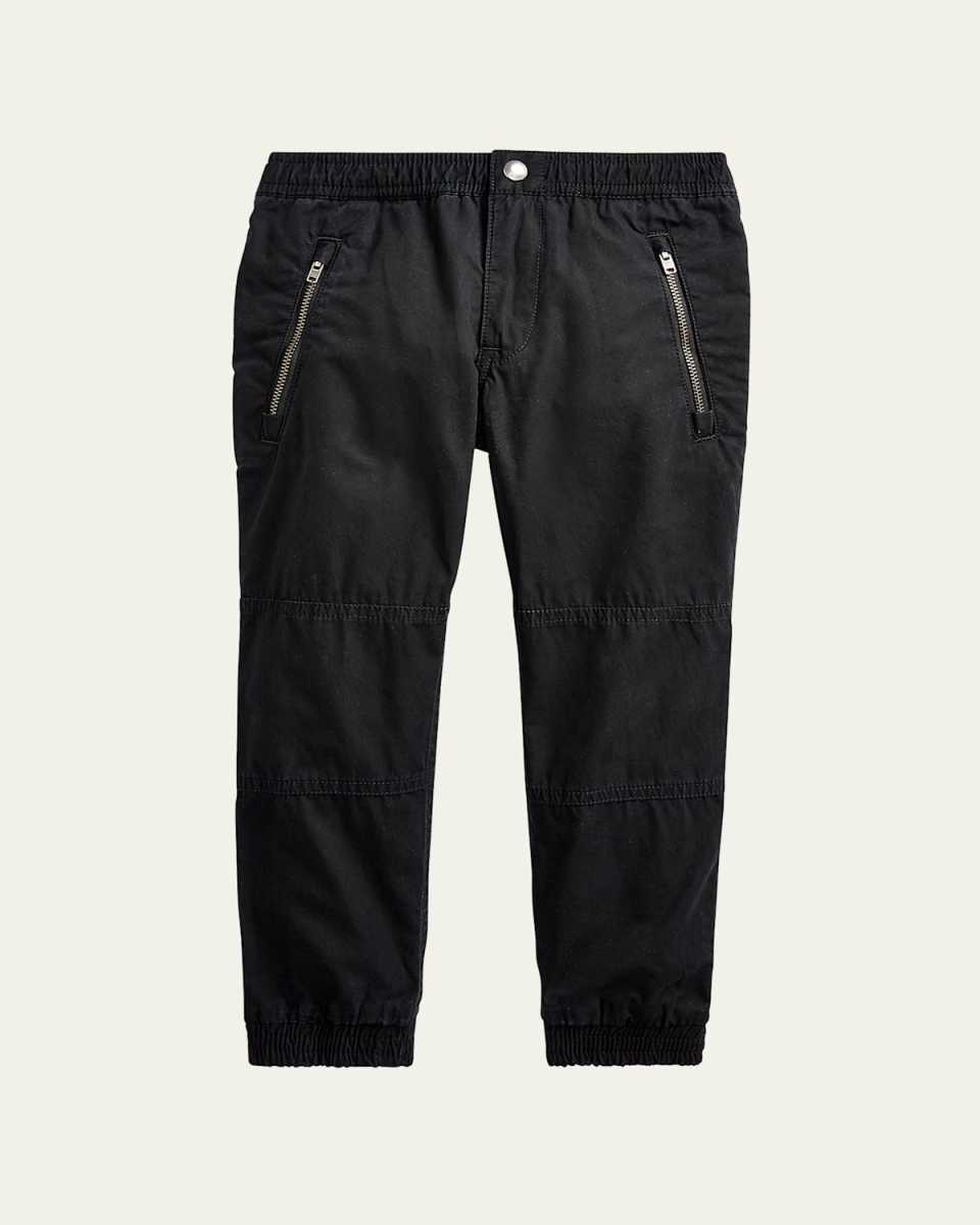 Boy's Poplin Jogger Pants, Size 2-4