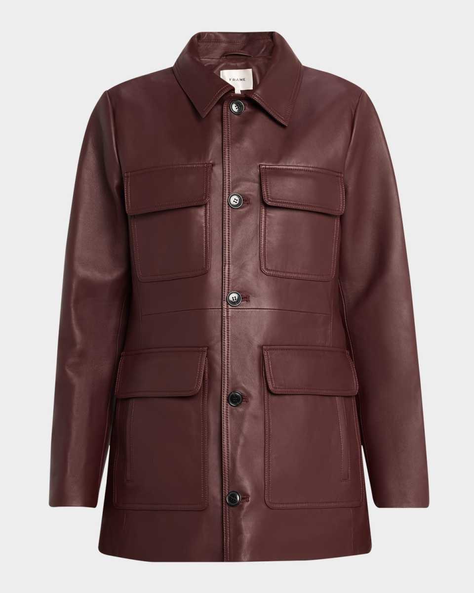 Leather Safari Jacket