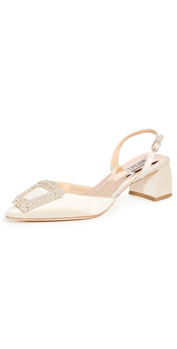 Badgley Mischka Emmie Heels Ivory