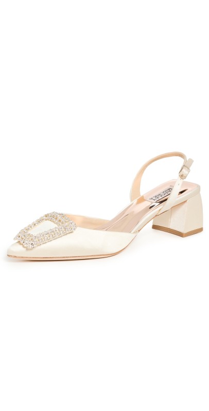 Badgley Mischka Emmie Heels Ivory