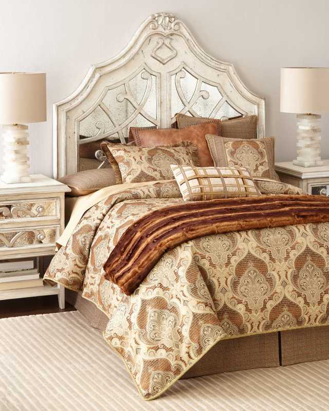 Lynley Mirrored Queen Headboard