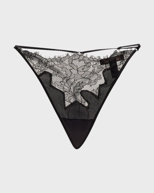 Giselle Lace-Inset G-String