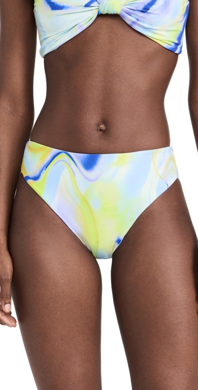Nomads Playa Bikini Bottoms Geode Print/Sky