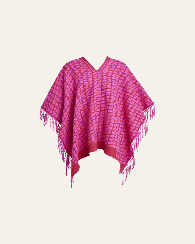Toile Iconographe Cashmere-Blend Poncho