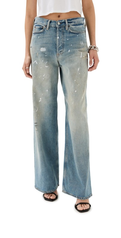 Acne Studios Loose Fit Jeans Light Blue