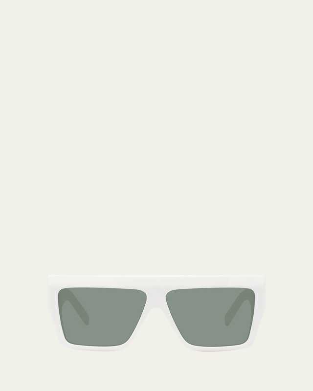 Chunky Rectangle Acetate Sunglasses