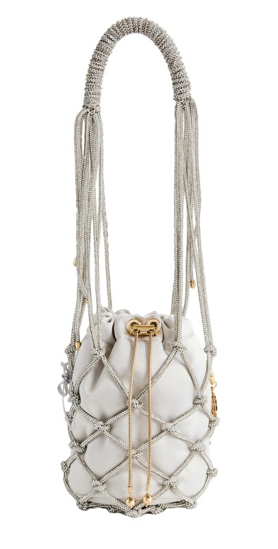 Rosantica Capri Small Bucket Bag Silver