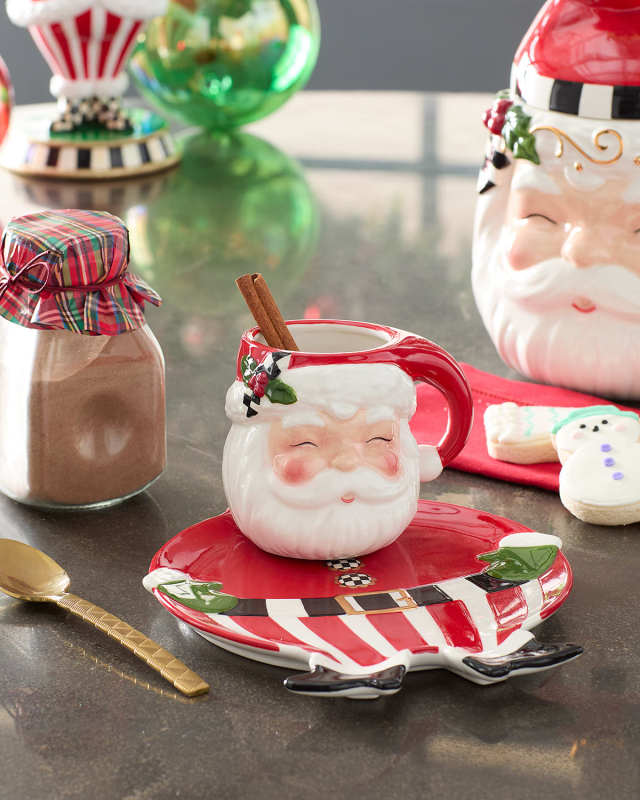 Nick's Pick Santa Milk & Cookies, Set of 2