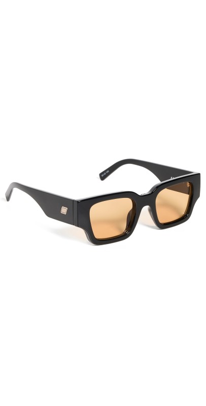 Le Specs Atlantis Sunglasses Black/Mustard Mono