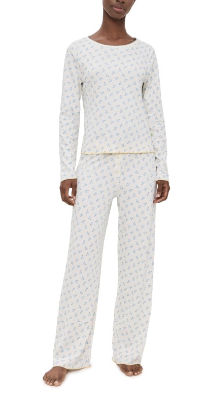 Cozyland by Morgan Lane Ellie PJ Set Lilou Flower
