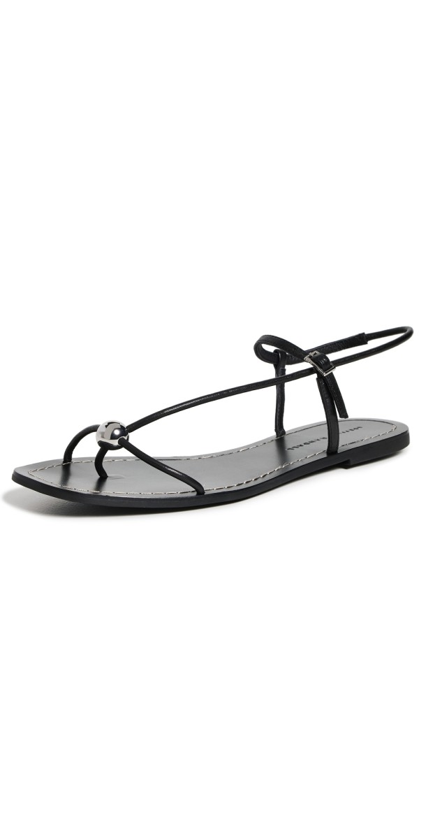Loeffler Randall Lara Strappy Sandals Black
