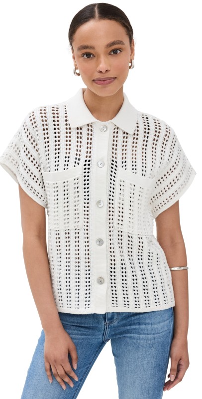 Pistola Denim Lola Top Ecru