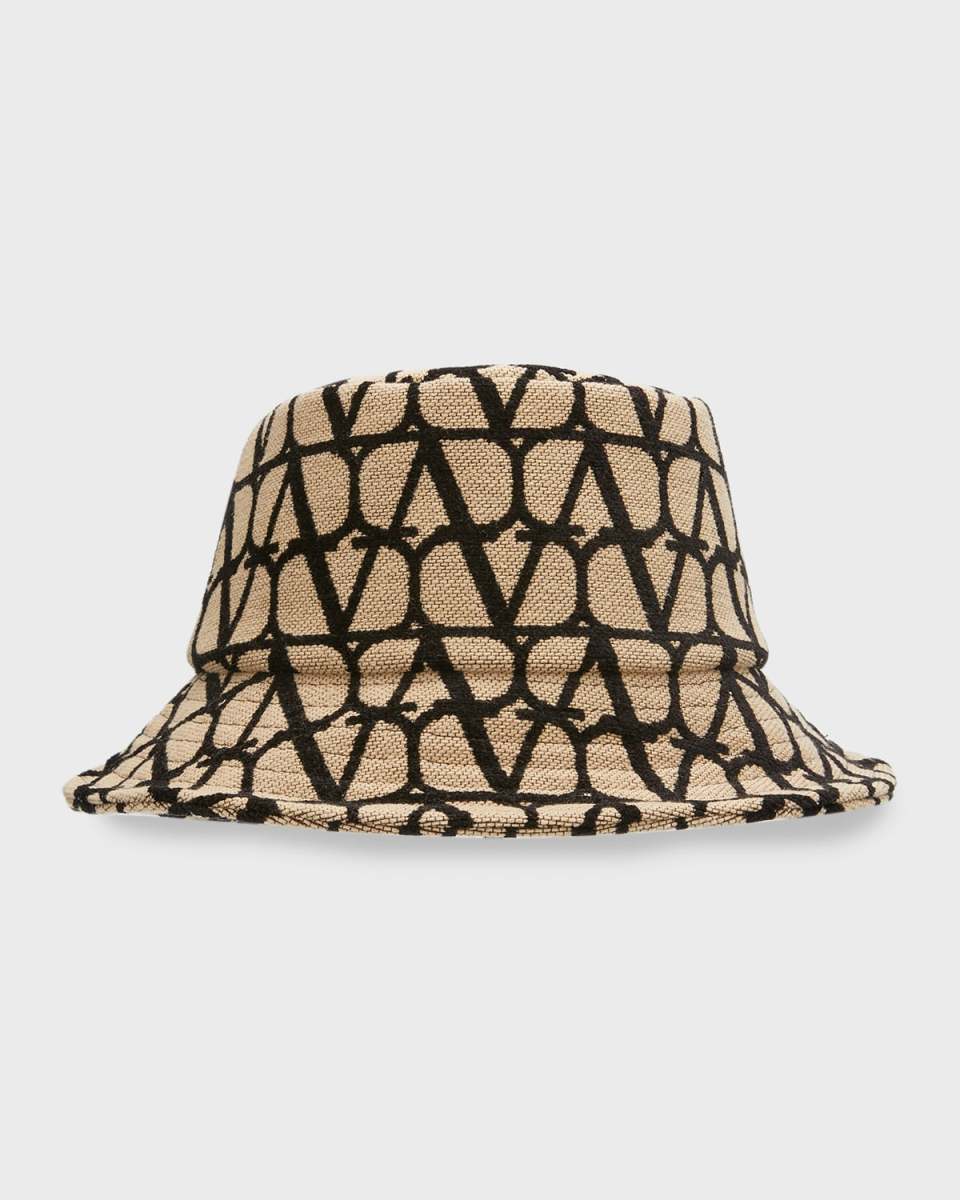 V-Logo Monogram Canvas Bucket Hat