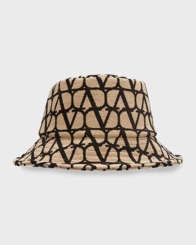 V-Logo Monogram Canvas Bucket Hat