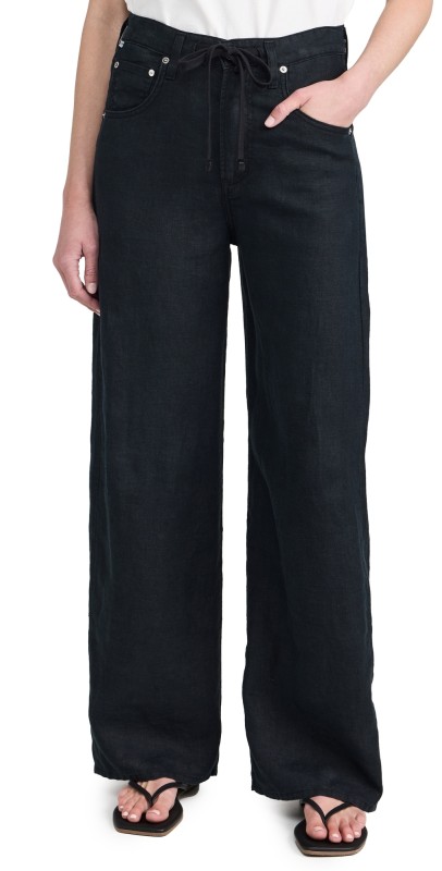 Citizens of Humanity Brynn Drawstring Trousers Black