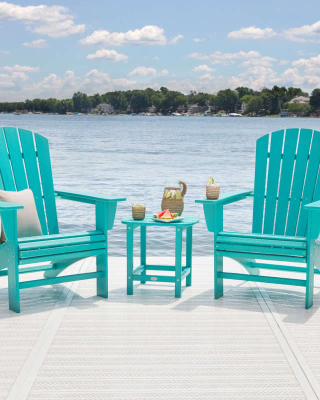 Nautical Curveback Adirondack Chair