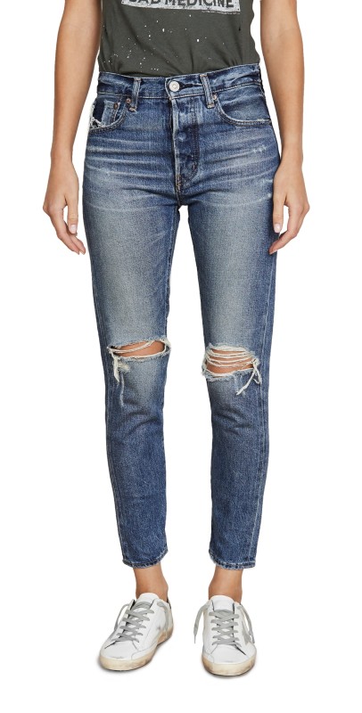 MOUSSY VINTAGE Beckton Tapered Jeans Dark Blue