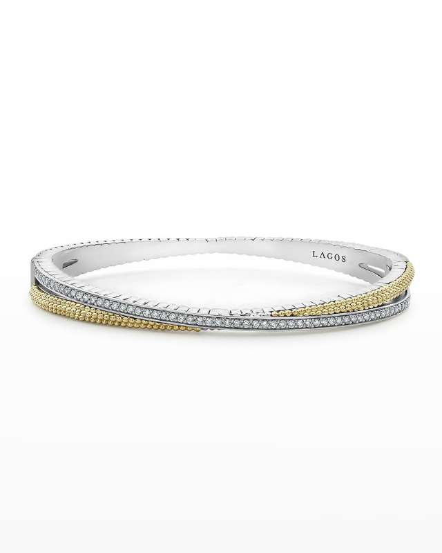 Caviar Lux Diamond Bangle, Siz