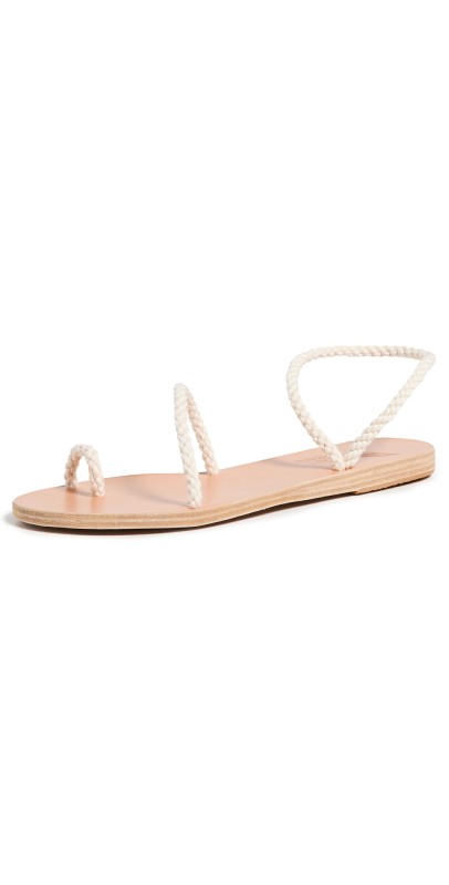 Ancient Greek Sandals Thilia Rope Sandals Natural