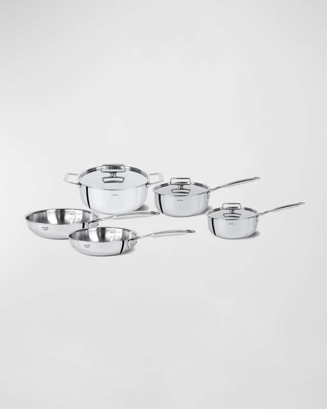 Castel Pro Ultraply 8-Piece Stainless Steel Cookware Set