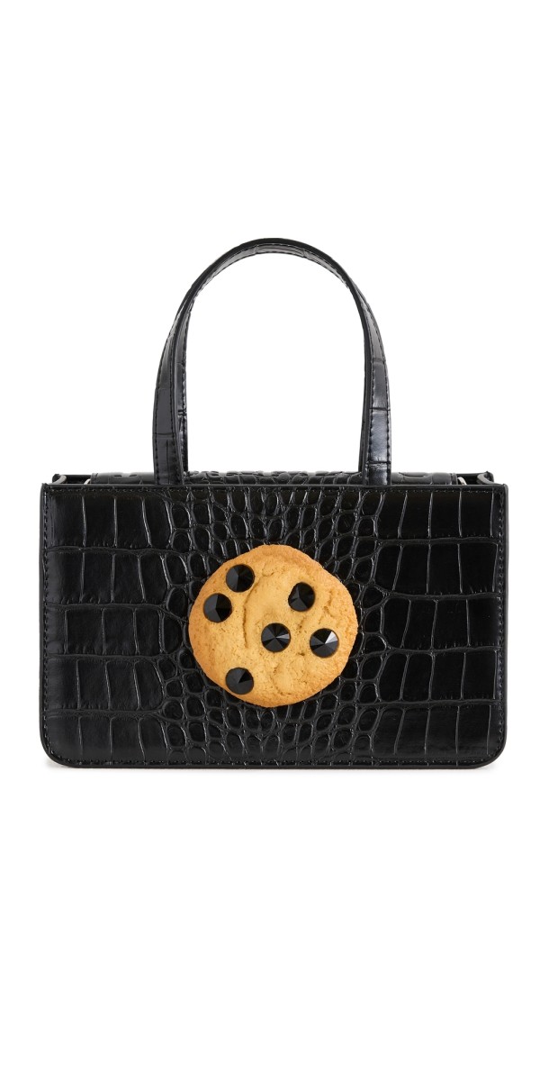 Puppets and Puppets Jewel Cookie Small Bag Black