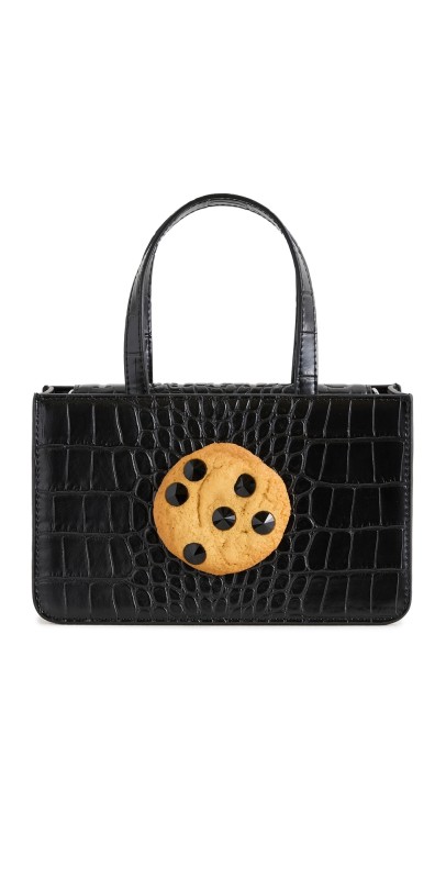 Puppets and Puppets Jewel Cookie Small Bag Black