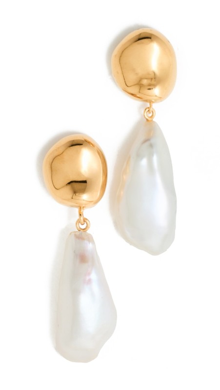 AGMES Baroque Patrice Earrings Gold