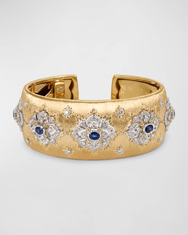 Opera 18K Gold Sapphire & Diamond Bracelet
