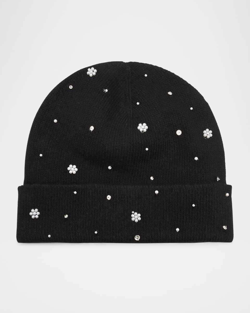 Cashmere Embellished Beanie