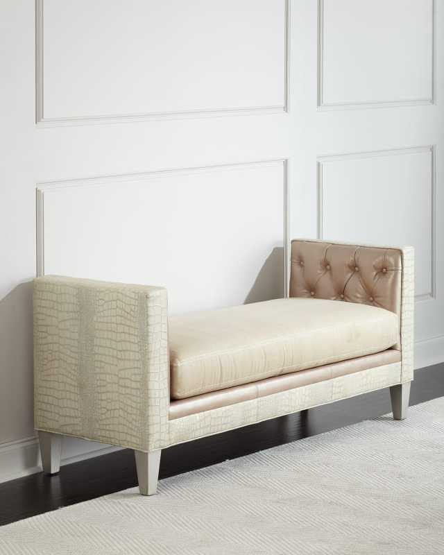 Justus Leather Bench