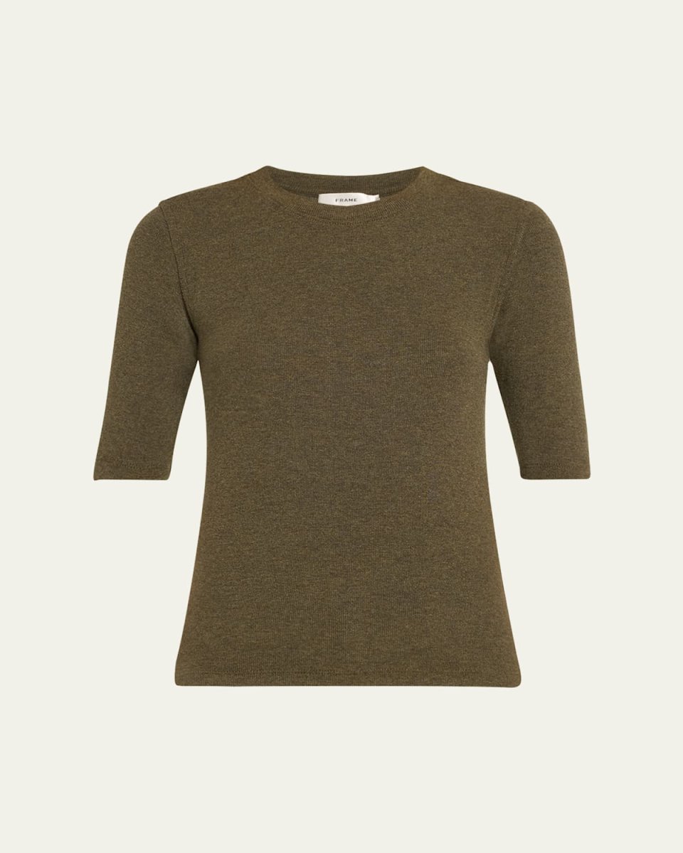 Ribbed Crewneck T