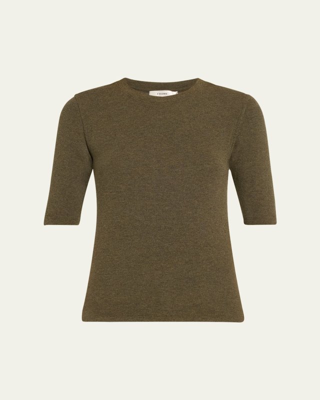 Ribbed Crewneck T