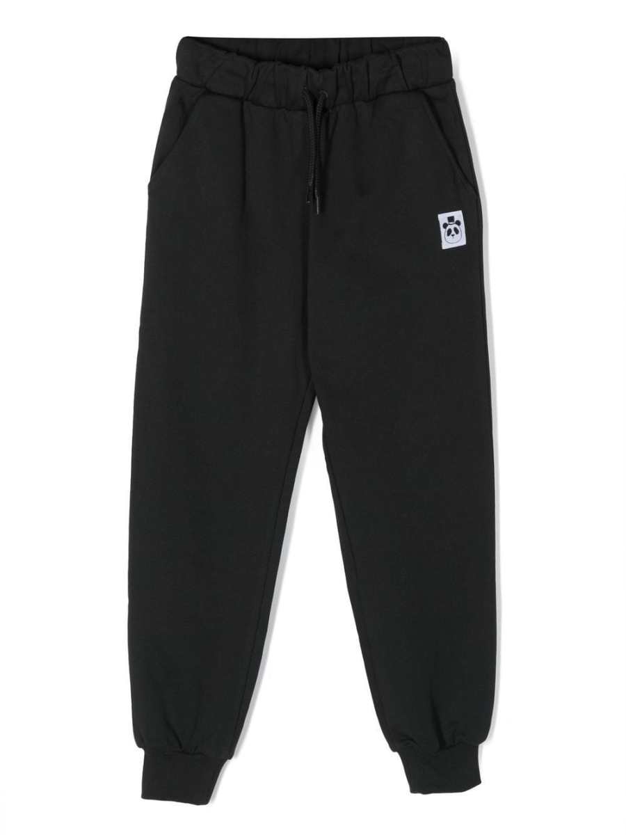 logo-patch track trousers