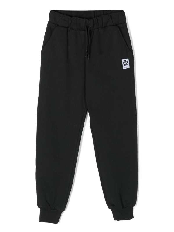 logo-patch track trousers