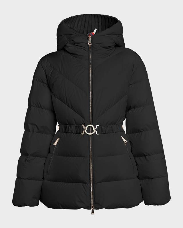 Brosse Belted Puffer Jacket