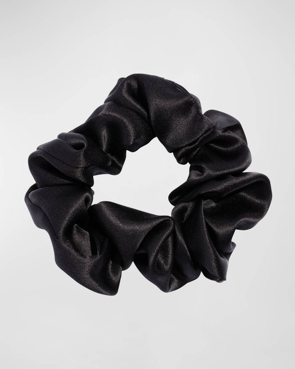 Silky Charmeuse Medium Pony Scrunchie