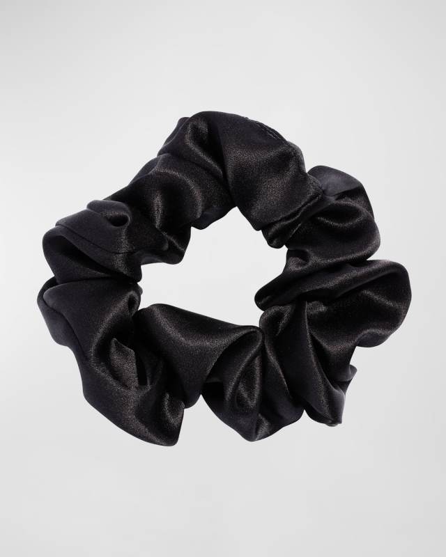Silky Charmeuse Medium Pony Scrunchie